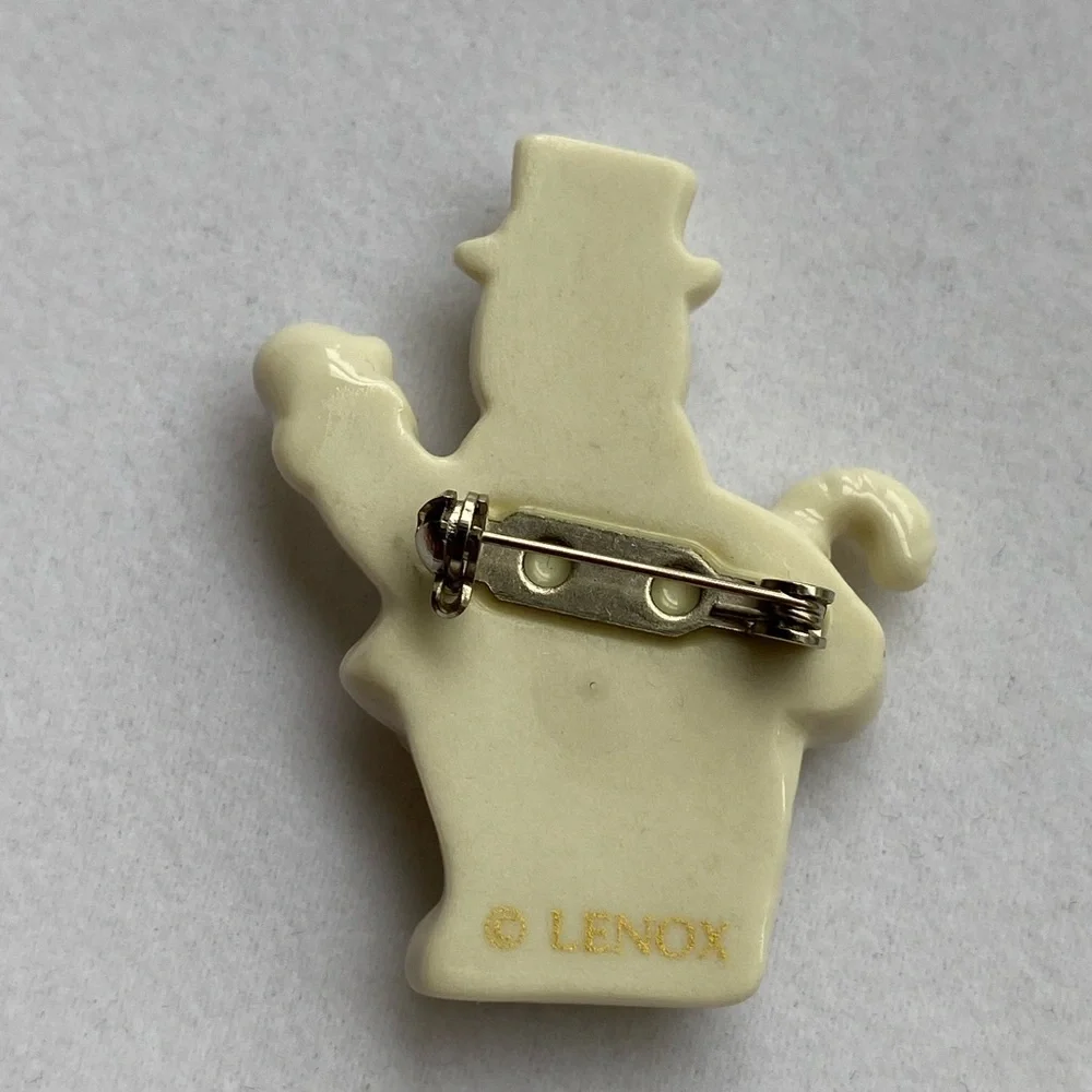 Lenox Snowman Pin Brooch